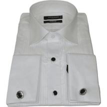 Men's Makrom Turkey Formal Tuxedo Shirt Cotton Lay-down  5676-420 White image 6