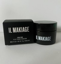 IL Makiage Even Skin Velvet Cream Foundation Shade &quot;Cream&quot; 0.68oz Boxed - £23.73 GBP