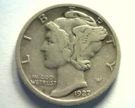 1927 Mercury Dime Fine F Nice Original Coin From Bobs Coins Fast 99c Shipment - £4.79 GBP