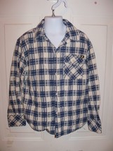 Lucky Brand Flannel Plaid Check Shirt Size 6 Nwot Unisex - £12.05 GBP