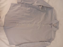Brooks Brothers 346 Blue Long Sleeve Spread Collar Blue Men Dress Shirt ... - $14.54
