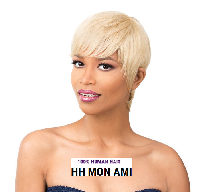 Primary image for IT'S A WIG 100% HUMAN HAIR HH MON AMI SHORT STRAIGHT HAIR CUTE STYLE