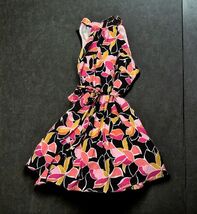 NWT Forever 21 Womens Plus Size 2X Dress Sleeveless black pink pattern - $367.33 MXN