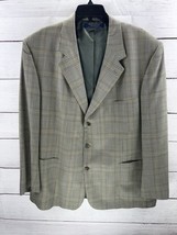 Brooks Brothers Brooksgate 46R Green Plaid Wool Blazer Jacket Sports Coat Union - £30.88 GBP