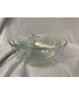 Vintage DURALEX France Glass Graduated Nesting Mixing Measuring Bowls Se... - £33.60 GBP