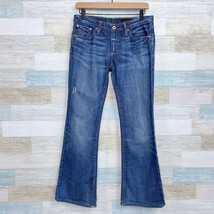 AG Adriano Goldschmied Low Rise Bootcut Jeans Blue Dark Wash Womens 28 3... - $29.69