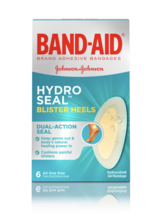 Band-Aid Brand Hydro Seal Blister Heels Bandage, Waterproof, Box of 6 - £7.86 GBP
