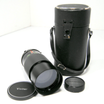 Auto VivitarTelephoto Lens 200mm 1:3.5  With Case and 62mm UV-Haze Filter - $24.50