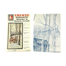 Valley-Craft Crewel Needlepoint Canvas Sugar Bush Maple Syrup Shack Fore... - €19,03 EUR