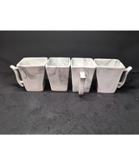 Malacasa Marble Wave Mugs, Porcelain Cups, Squared, Italy Porcelain, Set... - $451.60 MXN