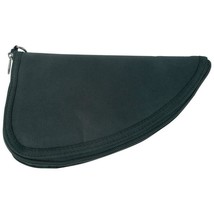 Black Pistol Soft Padded Rug Case Hand Gun Storage Zippered Pouch Bag - £7.98 GBP