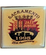 Sacramento Silver Jazz Jubilee &#39;98 25th Anniversary Souvenir Pin - $4.95