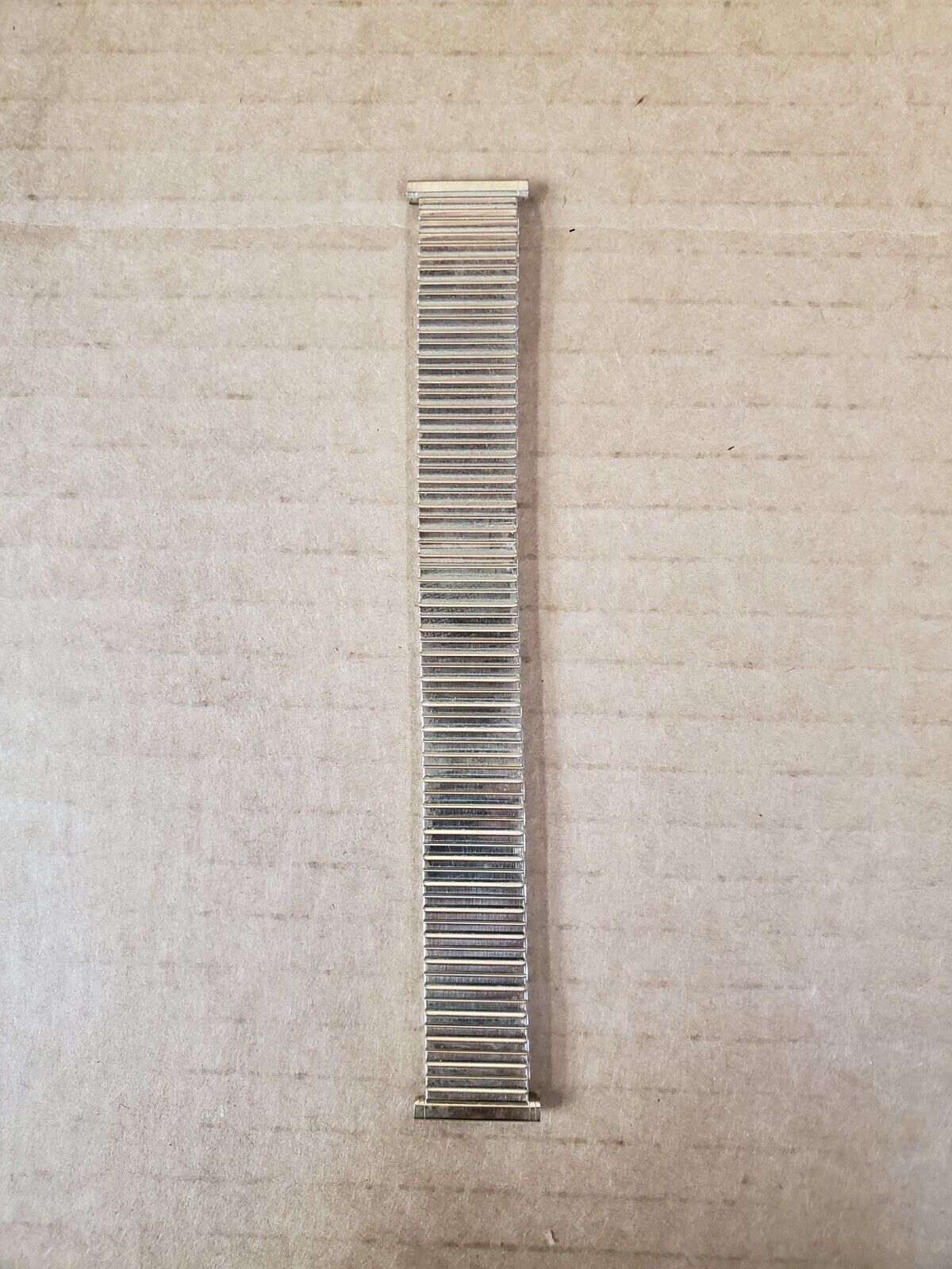 Speidel stainless gold fill Stretch link 1970s Vintage Watch Band Nos W31 - $54.89