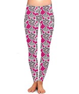 Two Left Feet, S/M (4-10), PRETTY IN PINK LEGGINGS - Flower Power - $10.84 CAD
