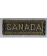 Military Patch Canada Pale Green On Dark Green - £2.83 GBP