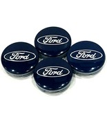4Pcs, Ford Center Cap 54MM / 2.13&quot; Blue Chrome logo - Focus C-Max Fusion... - $34.67 CAD