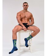 BOX Menswear Sports Socks - Blue Force One &quot;One Size Fits All&quot; - $13.52 CAD