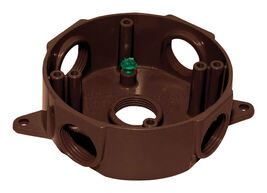 Sigma Electric, Bronze 143854BR 1/2-Inch 5 Hole Round Box - $27.04 CAD