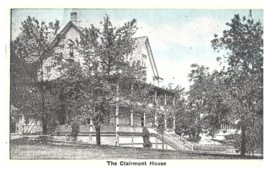 Clairmont House Inn Pocono Mountains Pennsylvania Vintage Hotel Ad Postcard - £7.77 GBP