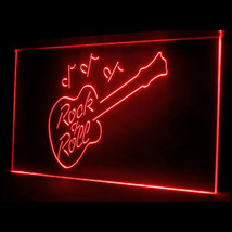 140031B Rock and Roll Guitar Interactive Entertainment Song Club LED Light Sign - £17.57 GBP