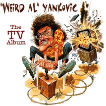 Weird Al Yankovic The Tv Album Banner 2x2 Ft Fabric Poster Flag Album Cover Art - $22.00