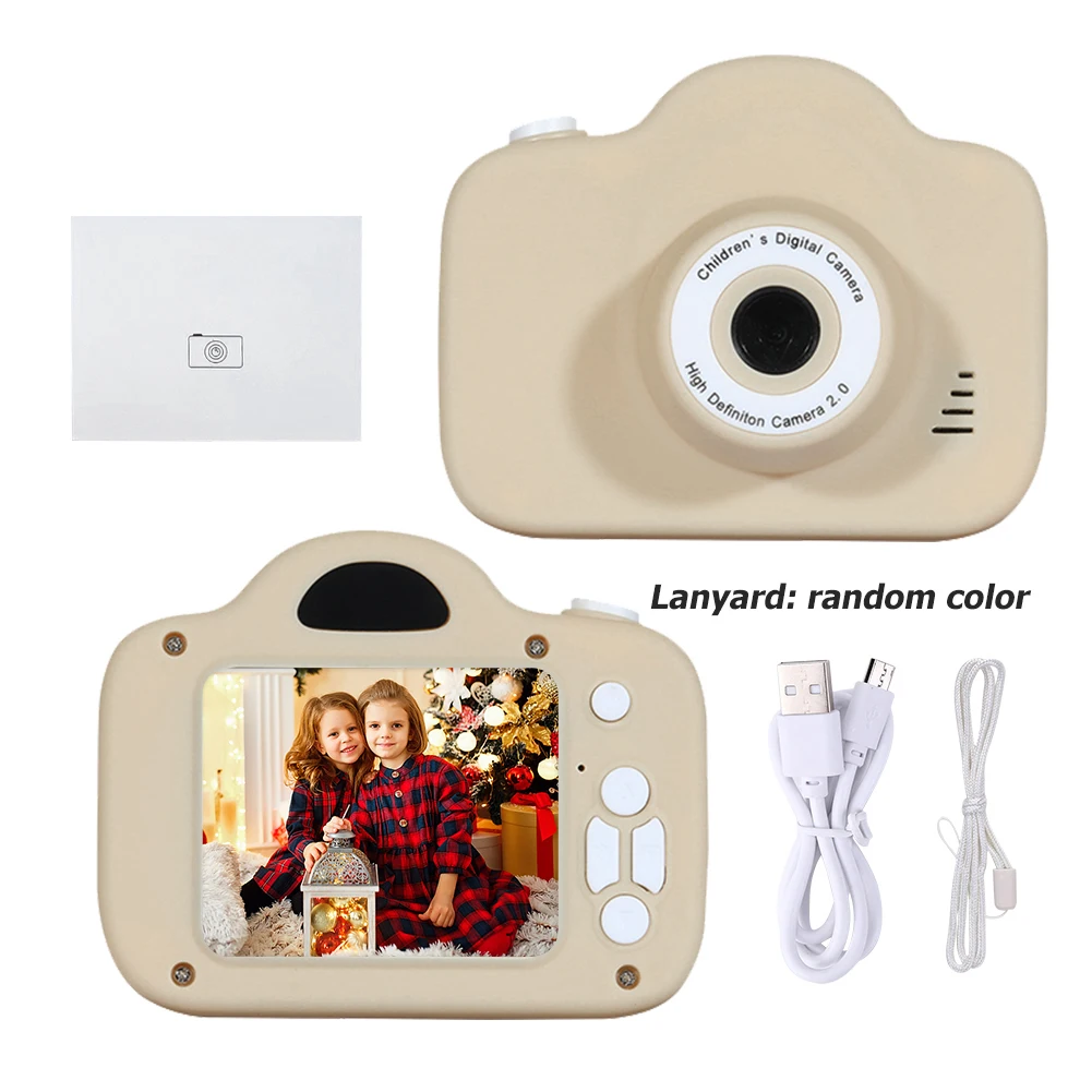 Mini Kids Camera Portable Child Camera SLR 2 inch HD Screen Dual-lens Photo - £18.47 GBP+