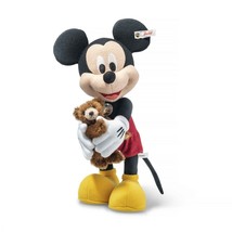Disney - Mickey Mouse &quot;D100&quot; with Mini Teddy Bear 12&quot; Limited Edition Plush - £312.61 GBP