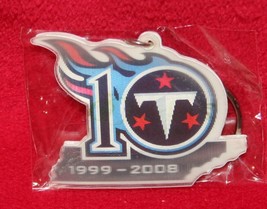 Tennessee Titans 10 Year 1999-2008 Lenticular Keychain Keyring O&#39;charleys Promo - £7.78 GBP