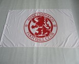 Middlesbrough Football Club flags 3x5ft FC Middlesbrough Polyester Banner  - $15.99