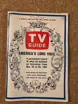 January 25-1964 TV Guide   (AMERICA&#39;S LONG VIGIL/PRESIDENT KENNEDY ASSAS... - £5.48 GBP