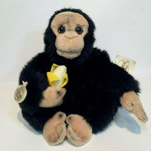 RARE Ganz Lil Marvin Monkey Plush Ape holding Banana Heritage Collection TAGS 7&quot; - $59.99