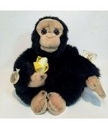 RARE Ganz Lil Marvin Monkey Plush Ape holding Banana Heritage Collection... - $82.30 CAD