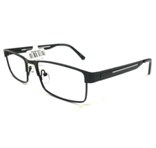 Robert Mitchel Eyeglasses Frames RM 202125 BK Black Rectangular 55-17-140 - $79.19