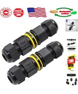 Easy Install Waterproof Junction Box - 2 Way M20 Plug for Outdoor Use, P... - $23.82 CAD