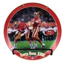 1994 Bradford Exchange Limited Edition Super Bowl 23 Plate Joe Montana 49ers! 8&quot; - £19.46 GBP