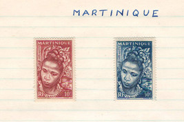 French Martinique Very Fine Mint Stamps Hinged On List - £0.89 GBP