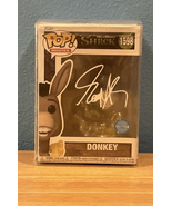 Funko Pop! Movies - Donkey #1598 Facsimile Laser Autographed (Box &amp; Prot... - $1,469.06 MXN