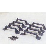 8 Cast Iron Rust Barn Handle Gate Pull Shed Door Handles Fancy Drawer Pulls - $26.99