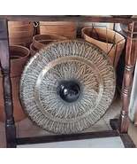 Antique Style Brown Patterned Gong - £594.56 GBP