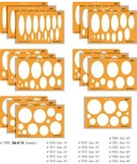 CAR DESIGNING TEMPLATES SET OF 16 OVAL SHAPES - £27.12 GBP