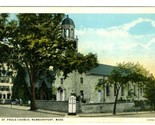 St Paul&#39;s Church Newburyport MA Postcard - $11.88