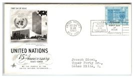 Scott #1193 1960 United Nations 15th Anniversary First Day Cover FDC Art... - $8.09