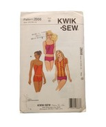 Kwik Sew 2868 Pattern Misses&#39; Tankini &amp; Shirt Boy Cut Panties XS-XL VTG UC - £11.92 GBP