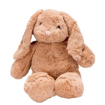 Build A Bear Bunny Rabbit Plush 15&quot; Pink Ears Brown Tan Easter Stuffed A... - £15.37 GBP