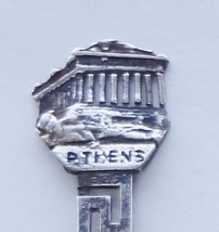 Collector Souvenir Spoon Greece Athens Parthenon Greek Fret Meander - £5.49 GBP
