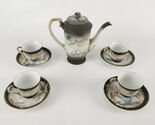 Victora Demitasse Dragonware Porcelain Tea Pot Cup &amp; Saucer Hand Painted... - $117.99