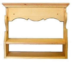 Pine Wooden 2 Place Gun Rack Rifle Shotgun Wall Mount Display with Ammo ... - $49.99