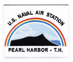 5&quot; Navy Naval Air Station Pearl Harbor Hawaii Embroidered Patch - £23.12 GBP