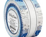 Jelly Roll - Holiday Charms Blue Colorstory RK Cotton Fabric Roll-Ups M4... - $39.97