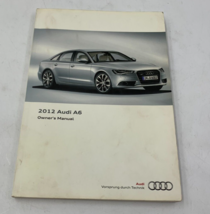 2012 Audi A6 Owners Manual Handbook OEM J02B52025 - £21.10 GBP